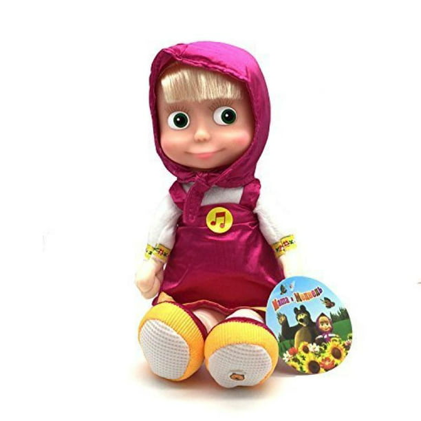 Russian Language Talking Masha Doll Cartoon Musical Dolls Baby toys for Children
